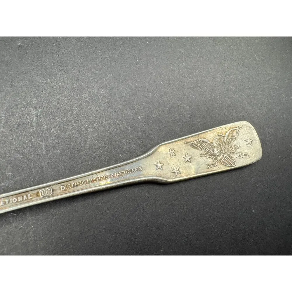 Vintage International Distinguished Americans Silver Spoon Benjamin Franklin